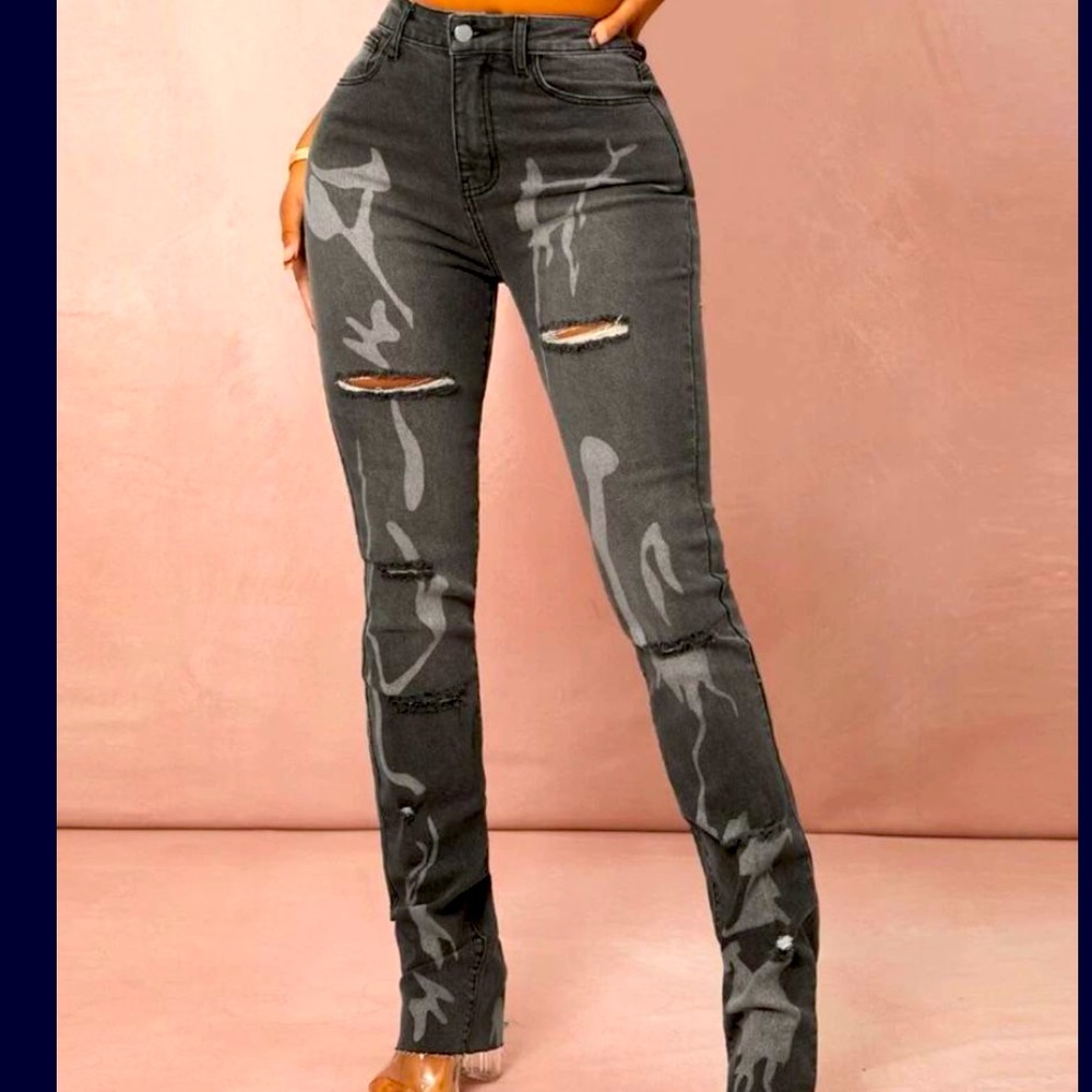 gray vintage pants